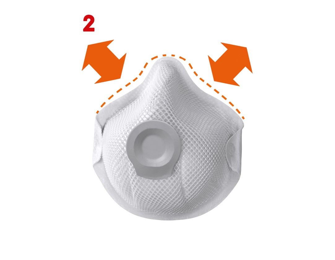 Adem-beschermings-maskers: Moldex Adembeschermingsmasker 2435 FFP2 NR D 1