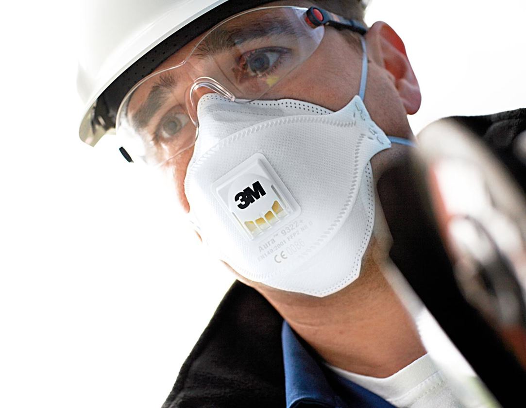Adem-beschermings-maskers: 3M Adembeschermingsmasker Aura 9332+ FFP3 NR D