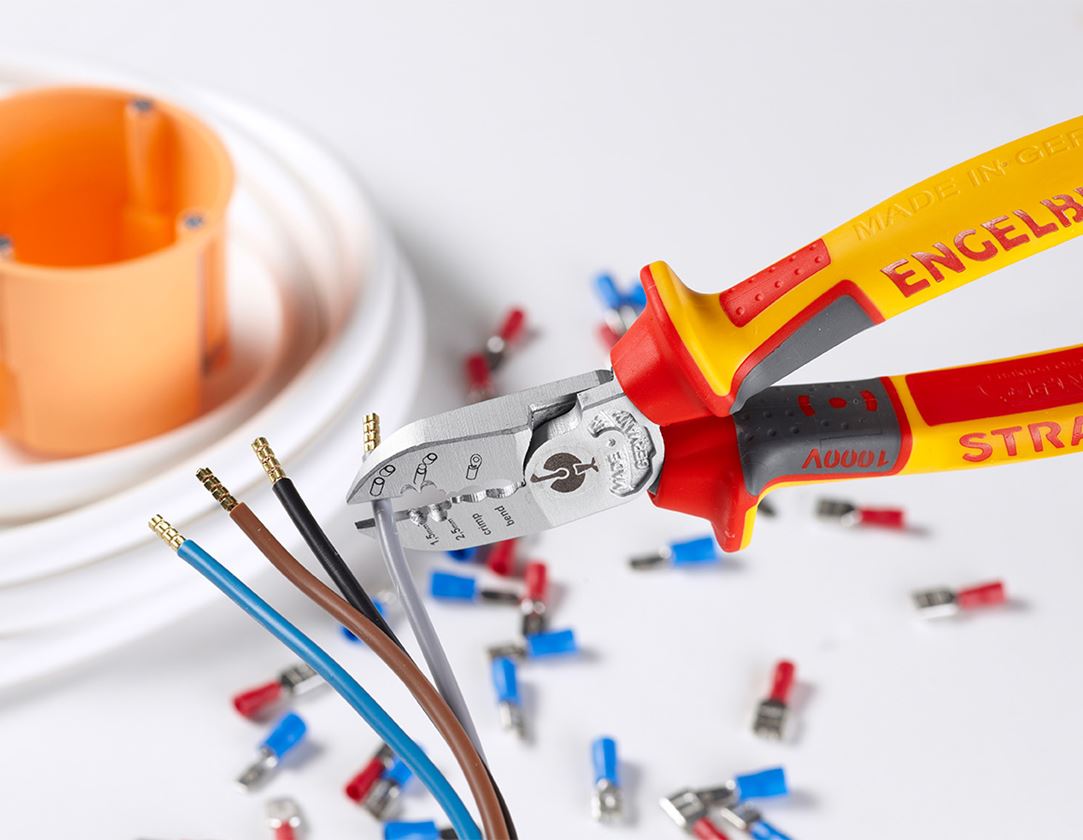 Tangen: e.s. Elektriciens-zijkniptang VDE