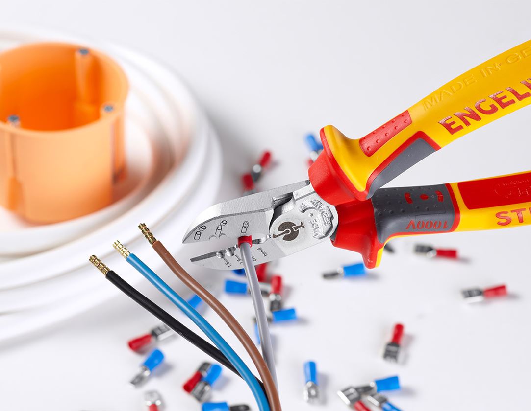 Tangen: e.s. Elektriciens-zijkniptang VDE 2