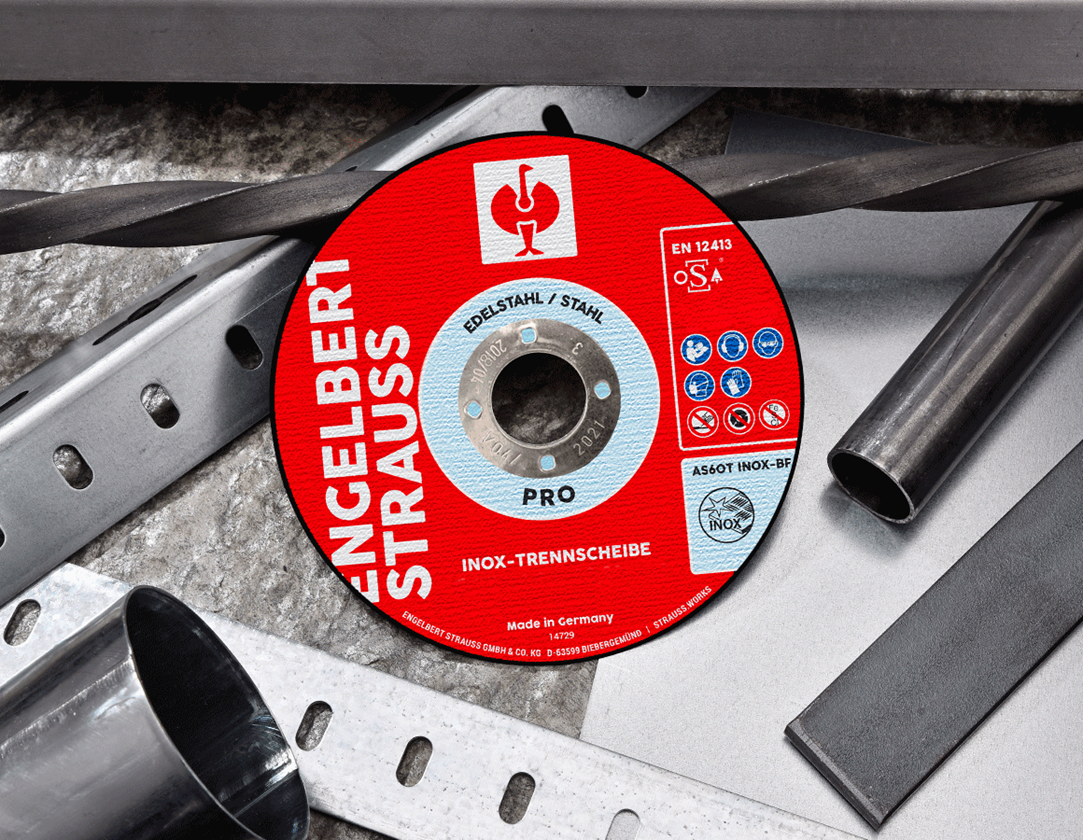 Doorslijpschijven: e.s. Inox-doorslijpschijf pro set, 30 stuks