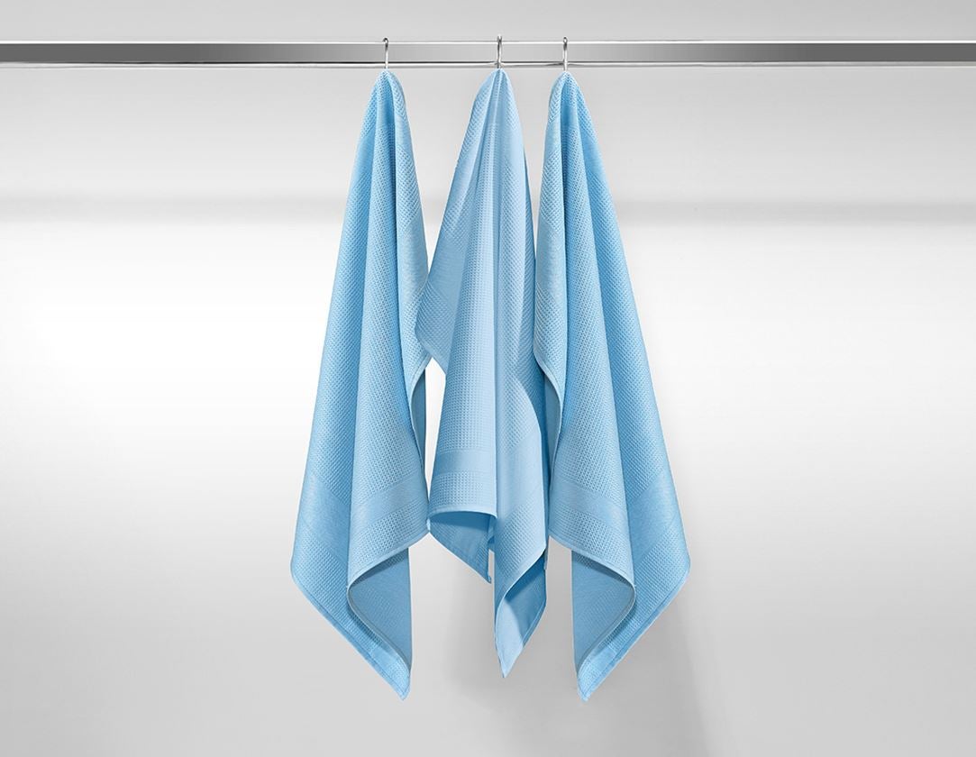 Doeken: Theedoek Microvezel, per 3 stuks verpakt + blauw