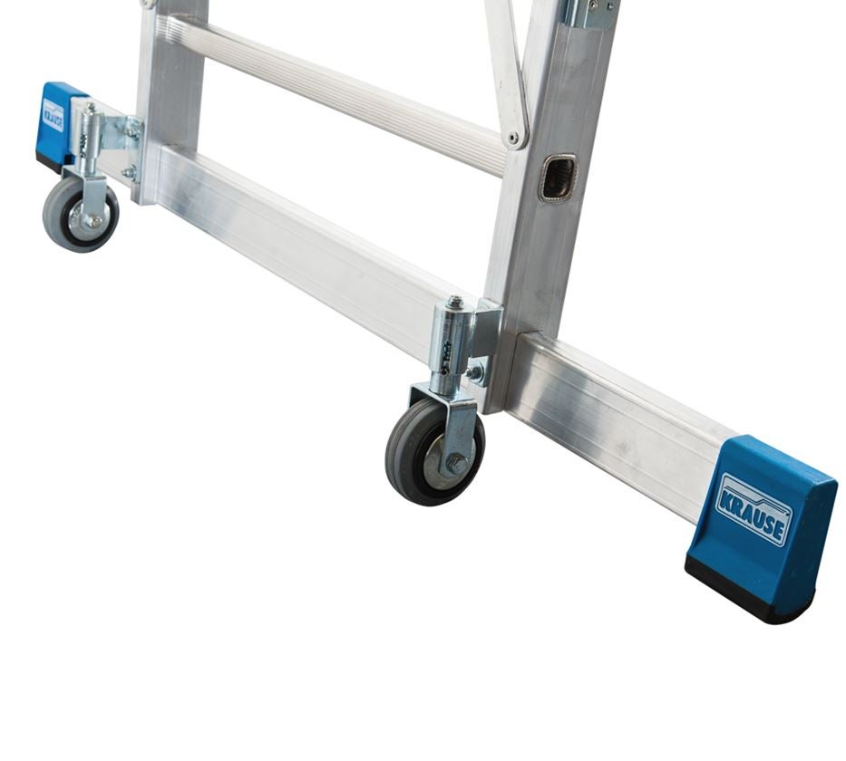 Ladders: KRAUSE Bokladder treden/platform en veiligh.beug. 2
