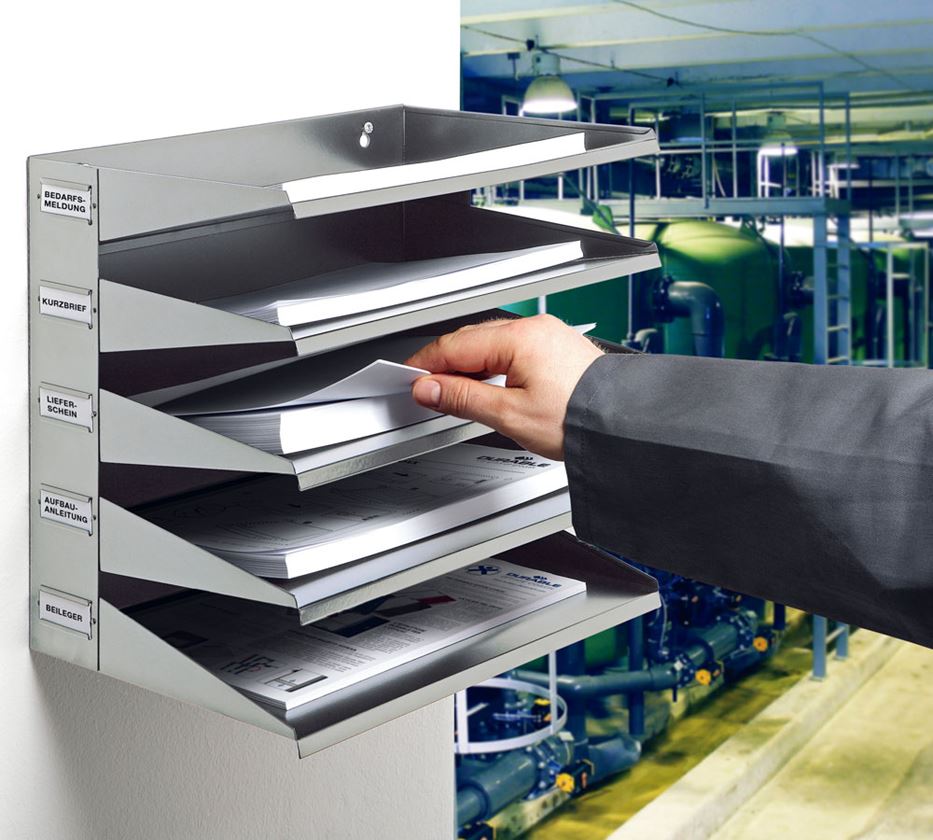 Aflegplanksystemen: DURABLE Sorteerrek