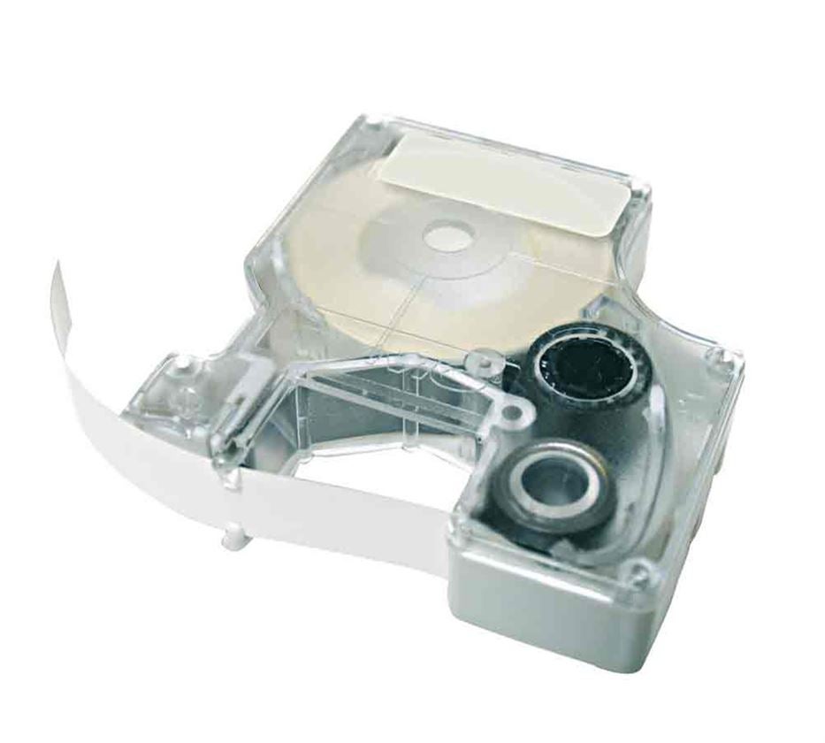 Kantoorapparatuur: DYMO D1 labeltape, 12 mm + wit/zwart