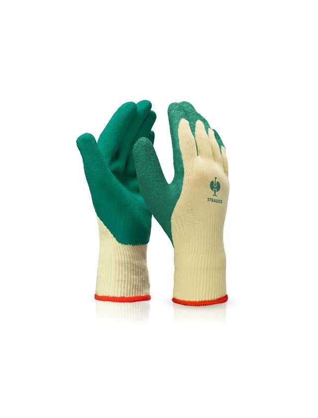 Gecoate: Gebreide latex handschoenen Super Grip