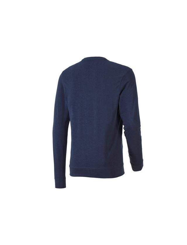 Schrijnwerkers / Meubelmakers: e.s. Longsleeve cotton stretch + donkerblauw 3