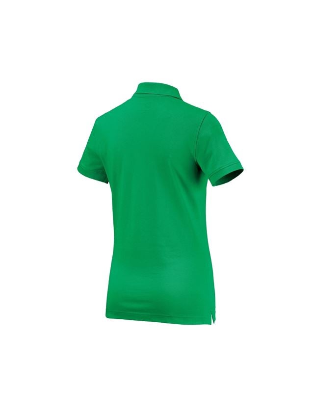 Bovenkleding: e.s. Polo-Shirt cotton, dames + grasgroen 1
