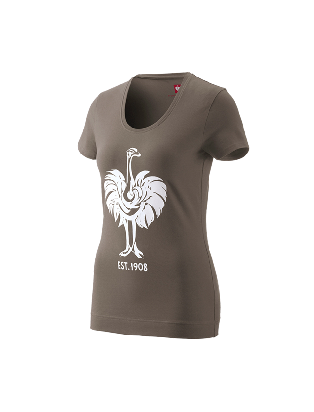 Bovenkleding: e.s. T-Shirt 1908, dames + steen/wit 1