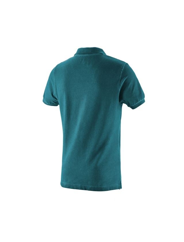 Bovenkleding: e.s. Polo-Shirt vintage cotton stretch + donker cyaan vintage 3