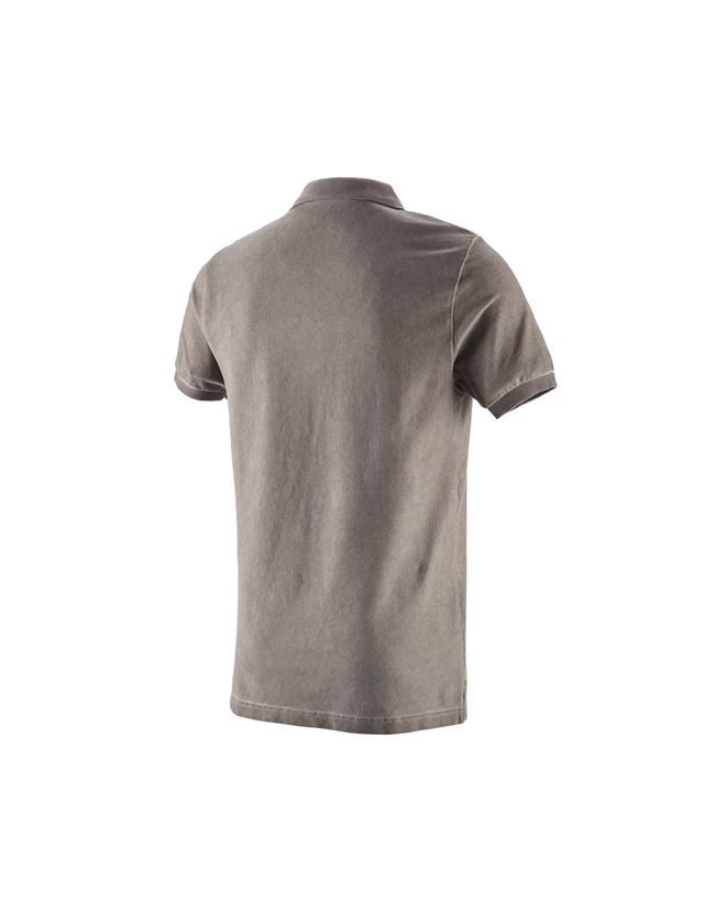 Bovenkleding: e.s. Polo-Shirt vintage cotton stretch + taupe vintage 6
