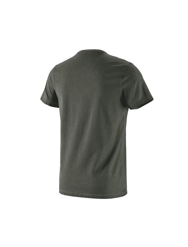 Onderwerpen: e.s. T-Shirt vintage cotton stretch + camouflagegroen vintage 4