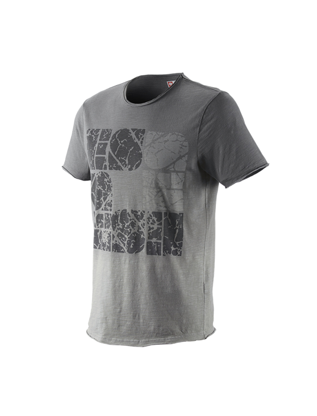 Onderwerpen: e.s. T-Shirt denim workwear + graniet vintage