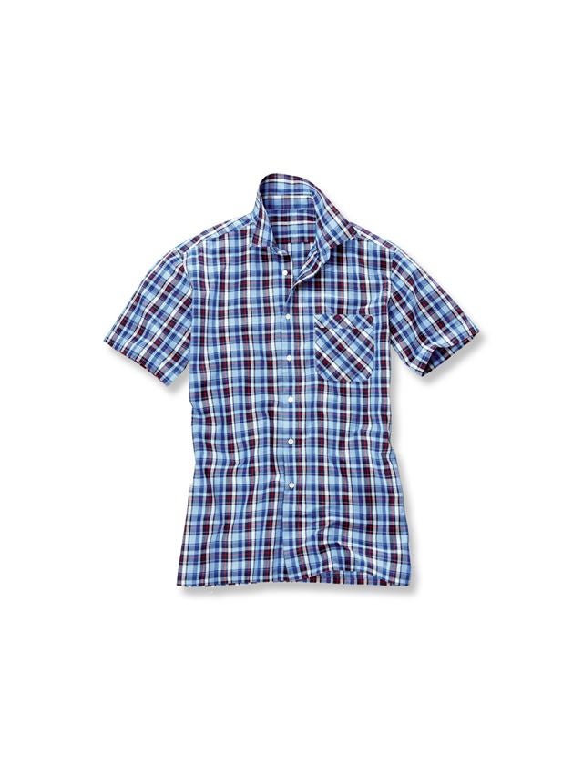Bovenkleding: Overhemd, korte mouw Rom + blauw