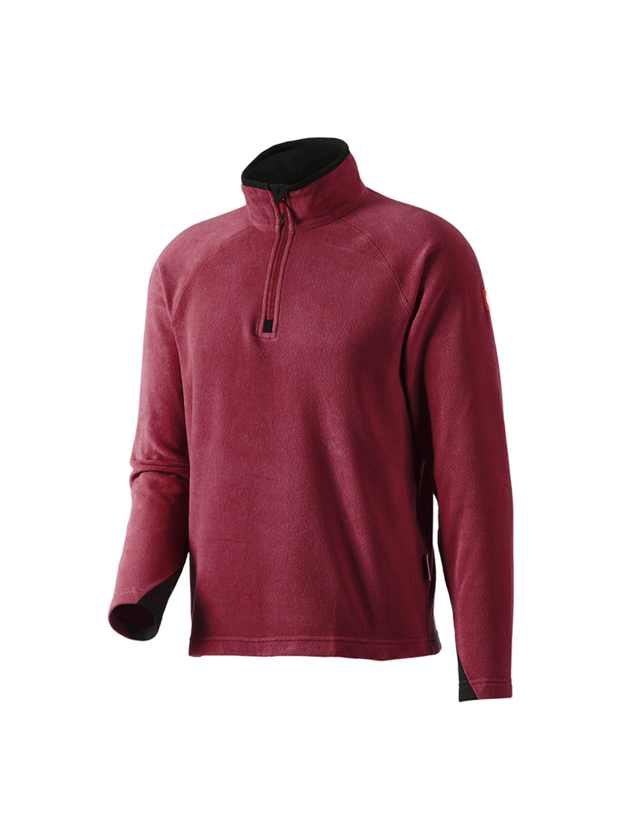 Bovenkleding: Microfleece schipperstrui dryplexx® micro + bordeaux