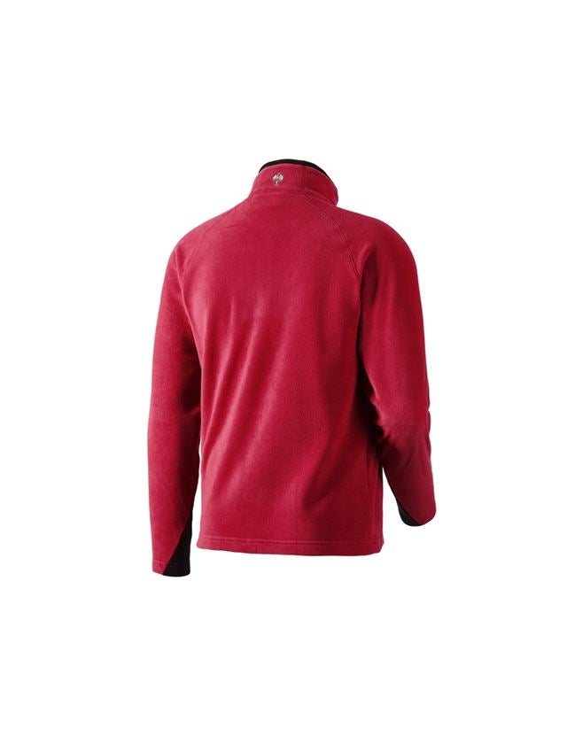Bovenkleding: Microfleece schipperstrui dryplexx® micro + rood 3