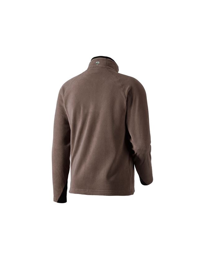 Bovenkleding: Microfleece schipperstrui dryplexx® micro + kastanje 2