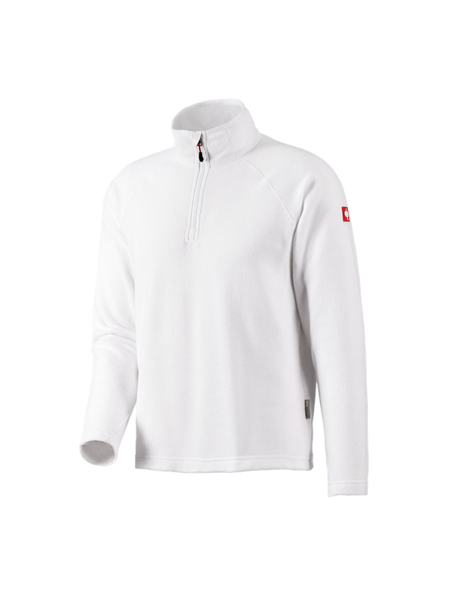 Bovenkleding: Microfleece schipperstrui dryplexx® micro + wit