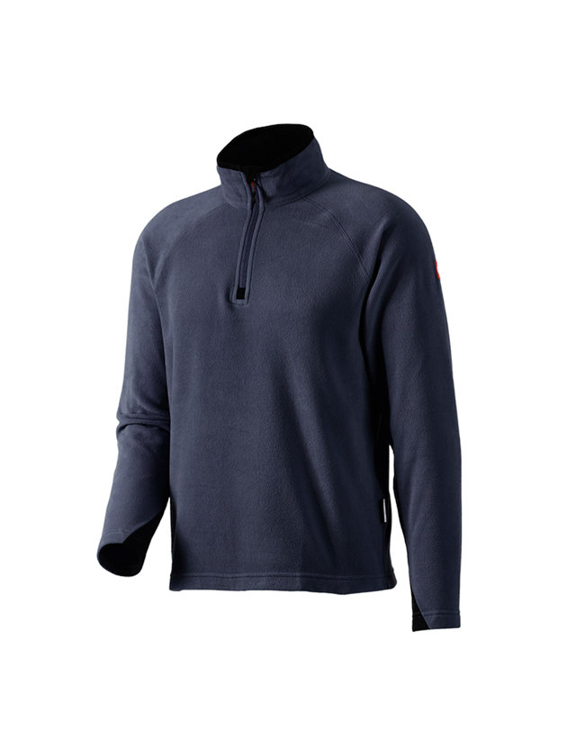 Bovenkleding: Microfleece schipperstrui dryplexx® micro + donkerblauw 2