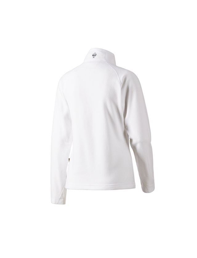 Bovenkleding: Dames Microfleece schipperstrui dryplexx® micro + wit 1