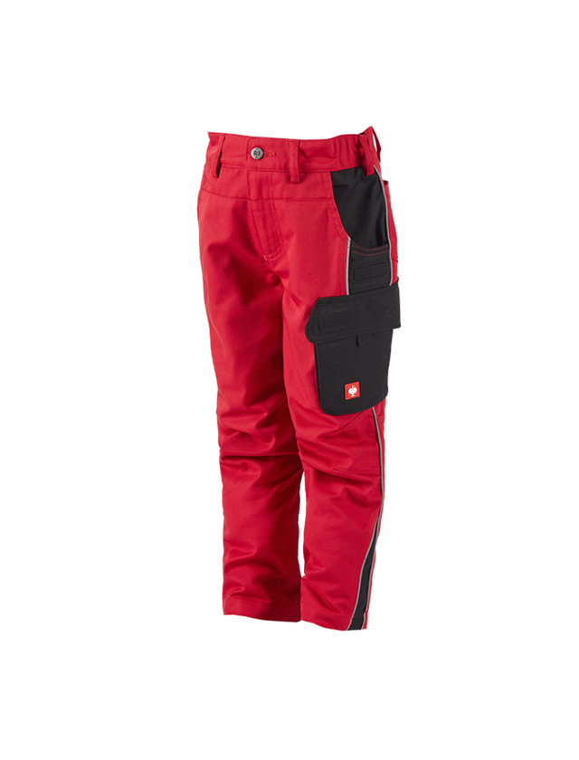Broeken: Kinderbroek e.s.active + rood/zwart 3