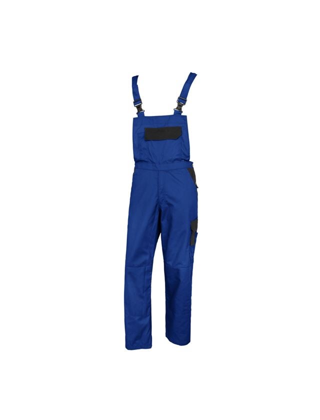 Werkbroeken: STONEKIT tuinbroek Odense + korenblauw/zwart