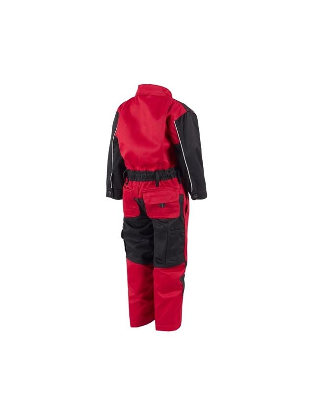 Broeken: Kinderoverall e.s.image + rood/zwart 3