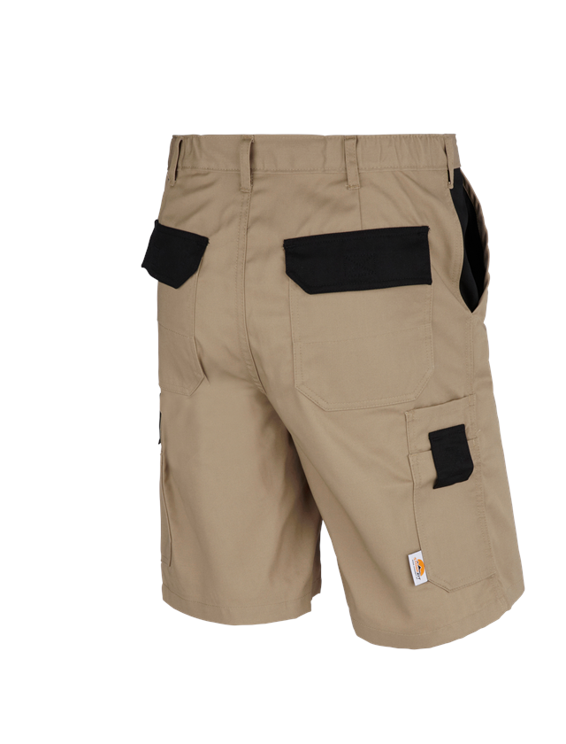 Werkbroeken: STONEKIT Short Odense + kaki/zwart 1
