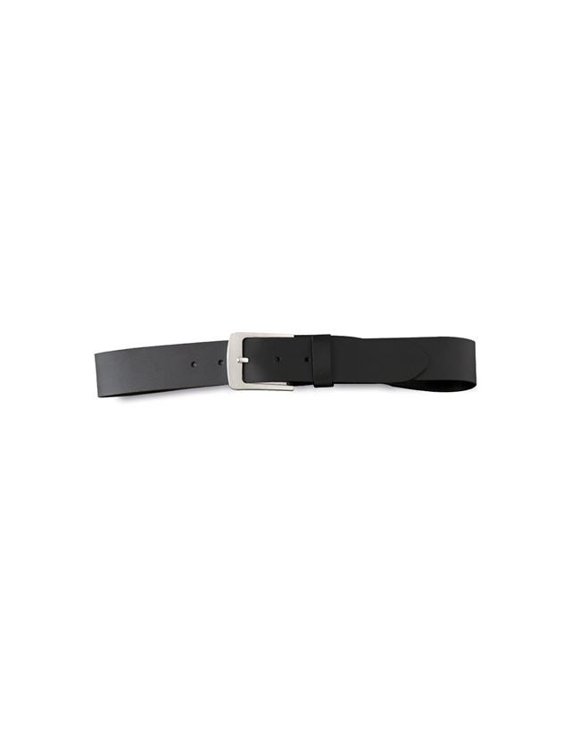 Accessoires: Leren riem Montana + zwart