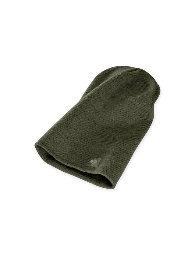 Onderwerpen: Gebreide muts e.s.motion ten + camouflagegroen