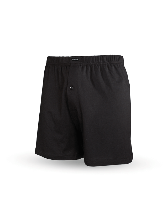 Ondergoed | Thermokleding: Boxershort, per 2 verpakt + zwart