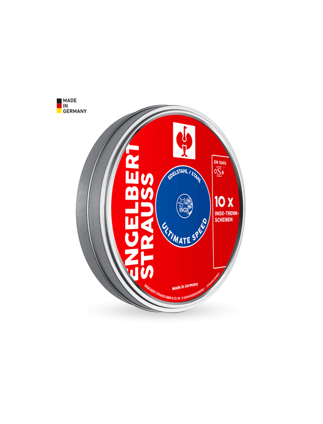 Doorslijpschijven: e.s.Inox doorslijpschijf ultimate speed, 10 p.pack
