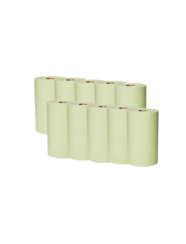 Doeken: Poetspapier kleine rollen, 2-laags, 10 x 200 vel
