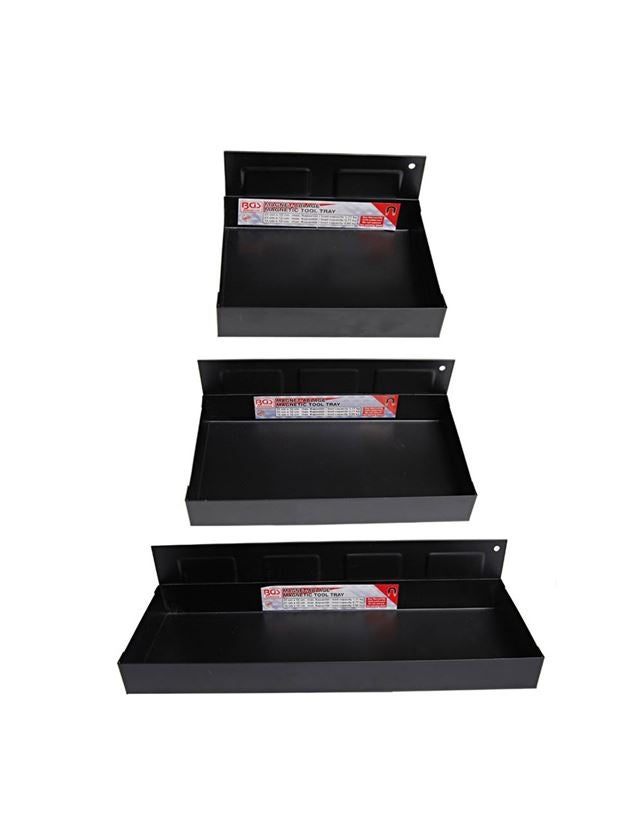 Kleine onderdelen: Set magnetische opbergvakken 3-delig