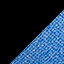 Farbicon, zwart/blauw-melange