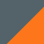 Farbicon, grijs/signaaloranje