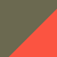 Farbicon, stipa-groen/zonnig rood