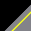 Farbicon, zwart/zuurgeel+bazaltgrijs/zuurgeel