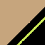 Farbicon, taupe/zwart/limoen