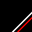 Farbicon, zwart/wit/rood