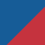 Farbicon, gentiaanblauw/vuurrood