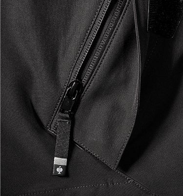 Zak van de X-short e.s.ambition met rits
