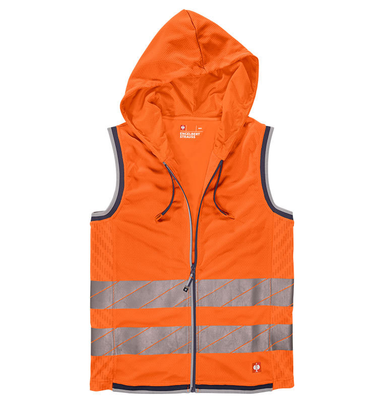 Functionele veiligheids-bodywarmer e.s.ambition in signaaloranje