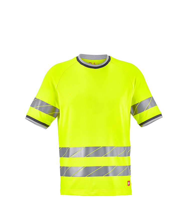 Functioneel veiligheids-T-shirt e.s.ambition in signaalgeel