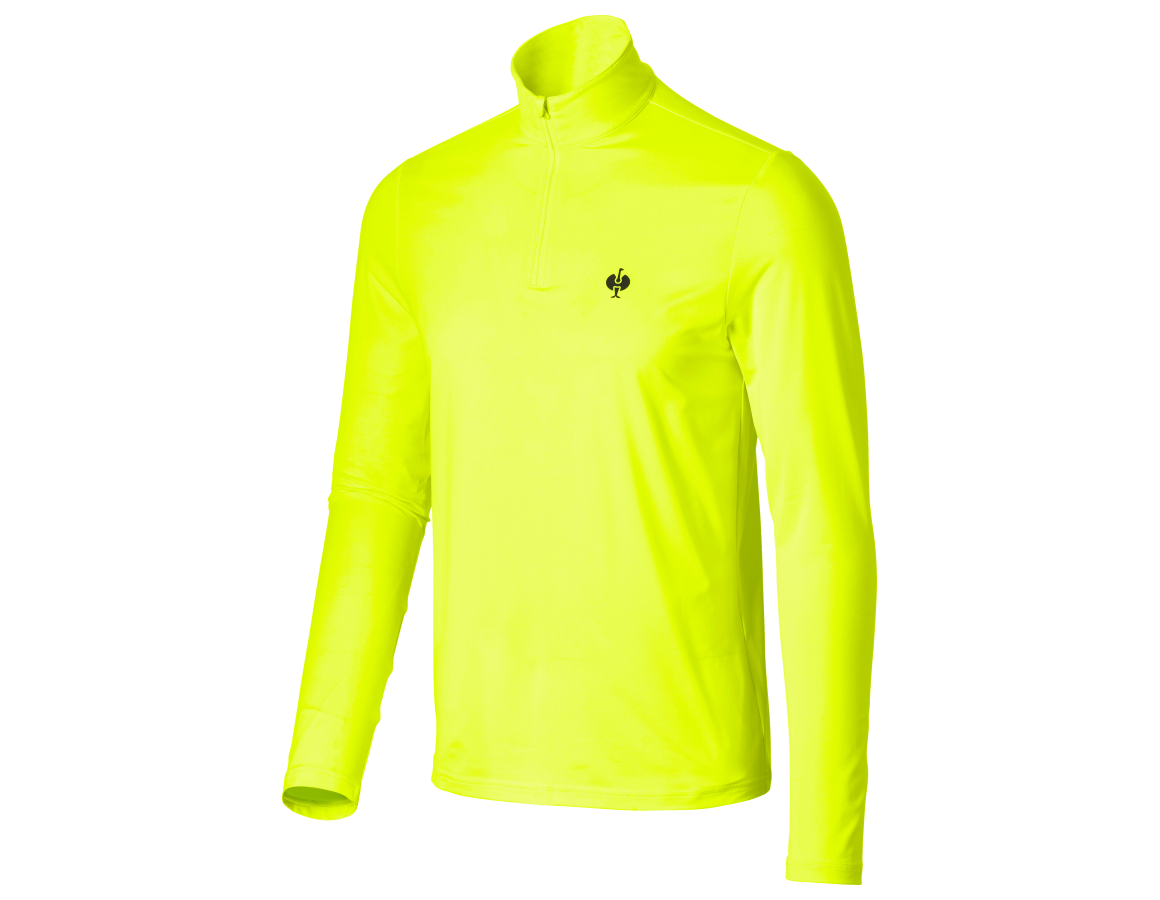 Visibility funct. longsleeve met rits UV e.s.trail