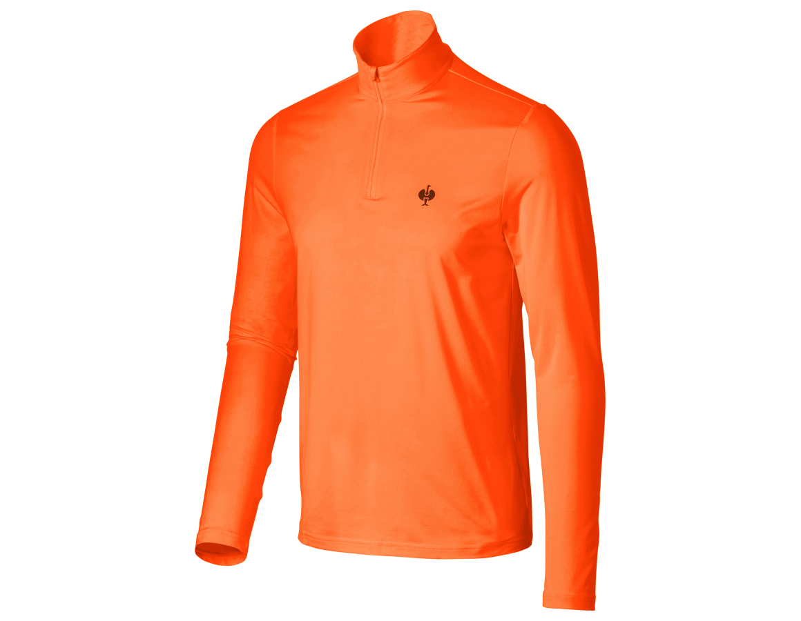 Visibility funct. longsleeve met rits UV e.s.trail