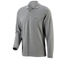 e.s. Koszulka polo długi rękaw cotton Pocket