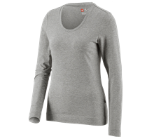 e.s. Bluzka długi rękaw cotton stretch, damska