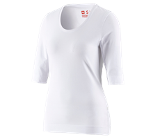 e.s. Koszulka rękaw 3/4 cotton stretch, damska