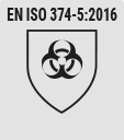 Ochrona przed mikroorganizmami EN ISO 374-5:2016